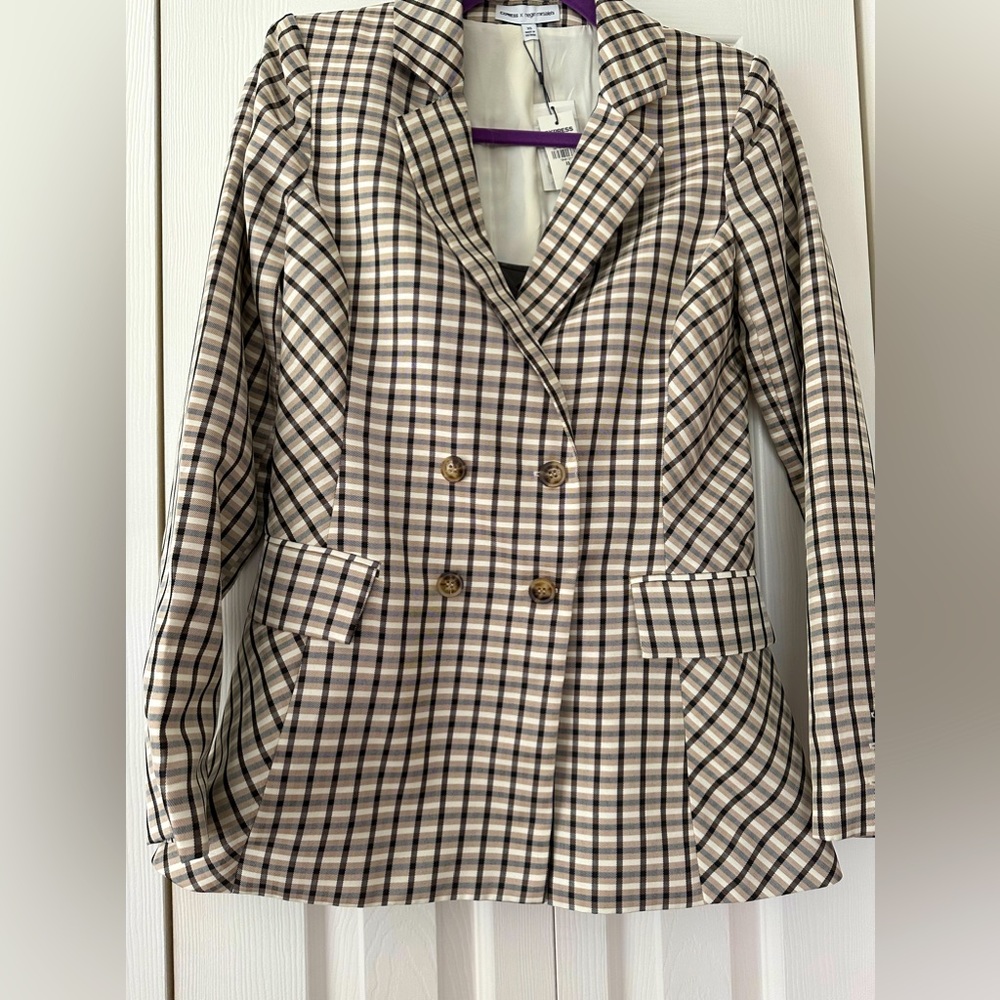 BRAND NEW! Nice light weight plaid jacket- sold by EXPRESS